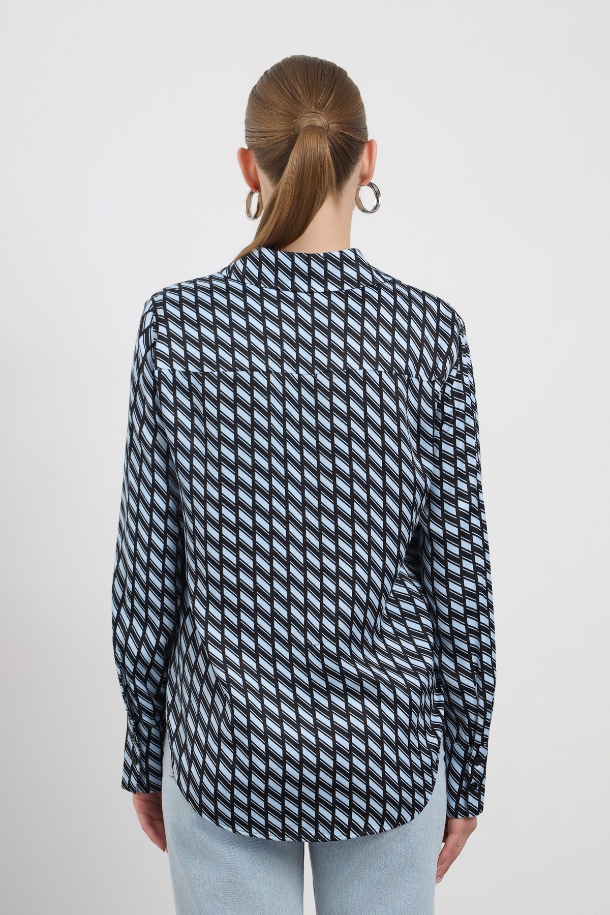 Desenli Kadın Gömlek